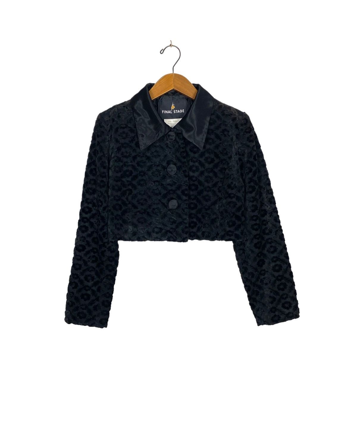 Japanese Brand Rare‼️ Final Stage Faux Fur Crop Coat Jacket Made in Japan Size M / US 6-8 / IT 42-44 - 1 Thumbnail