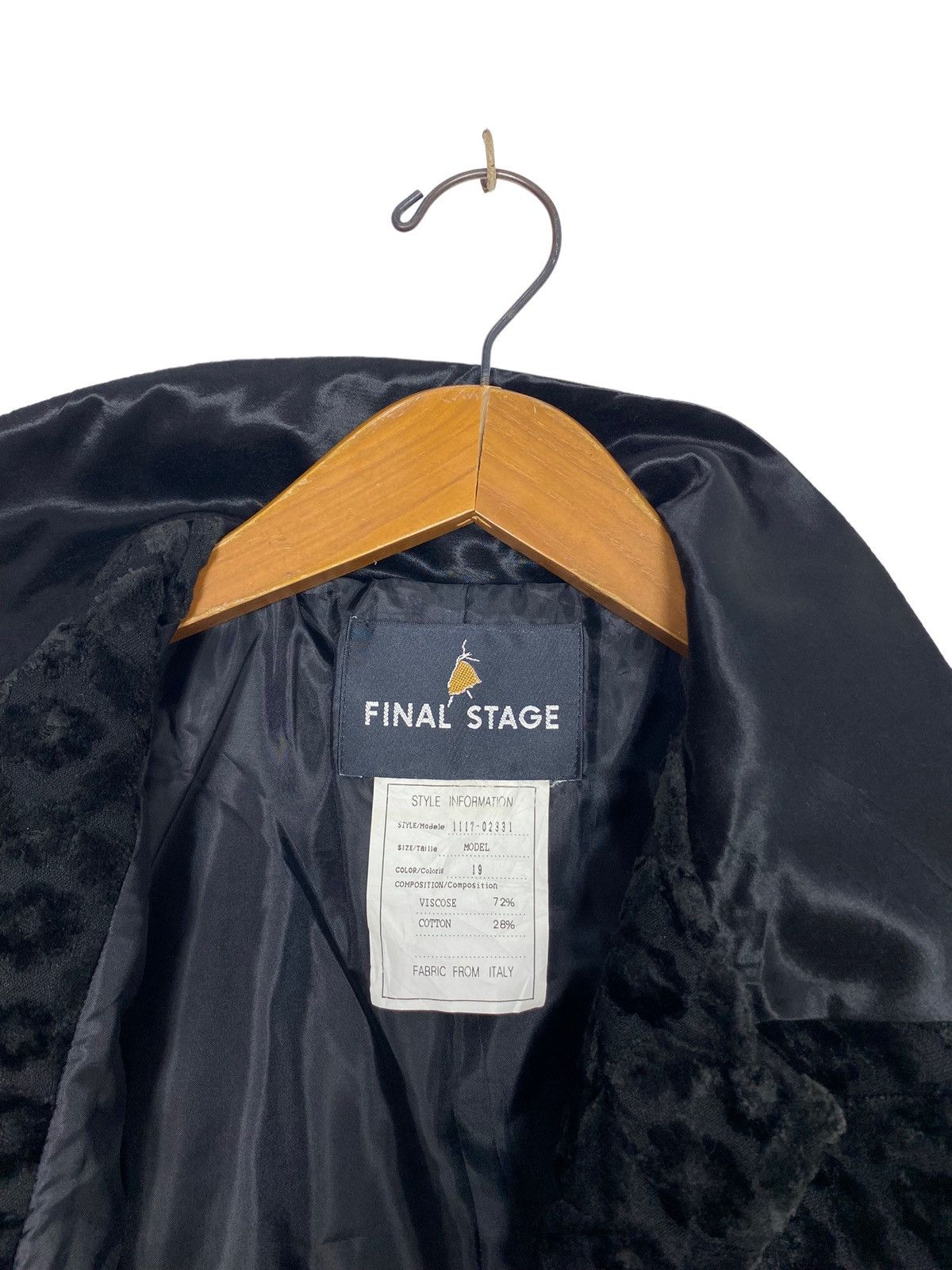 Japanese Brand Rare‼️ Final Stage Faux Fur Crop Coat Jacket Made in Japan Size M / US 6-8 / IT 42-44 - 5 Thumbnail