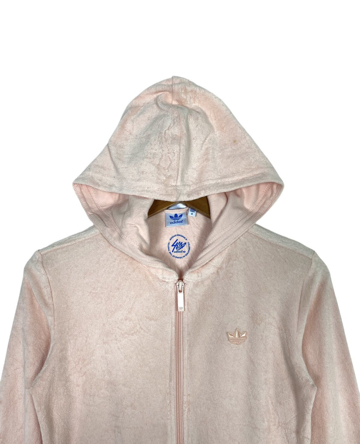 Adidas Rare‼️ Adidas Hoodie Fleece Celebration 40 years The Trefoil Size S / US 4 / IT 40 - 2 Thumbnail