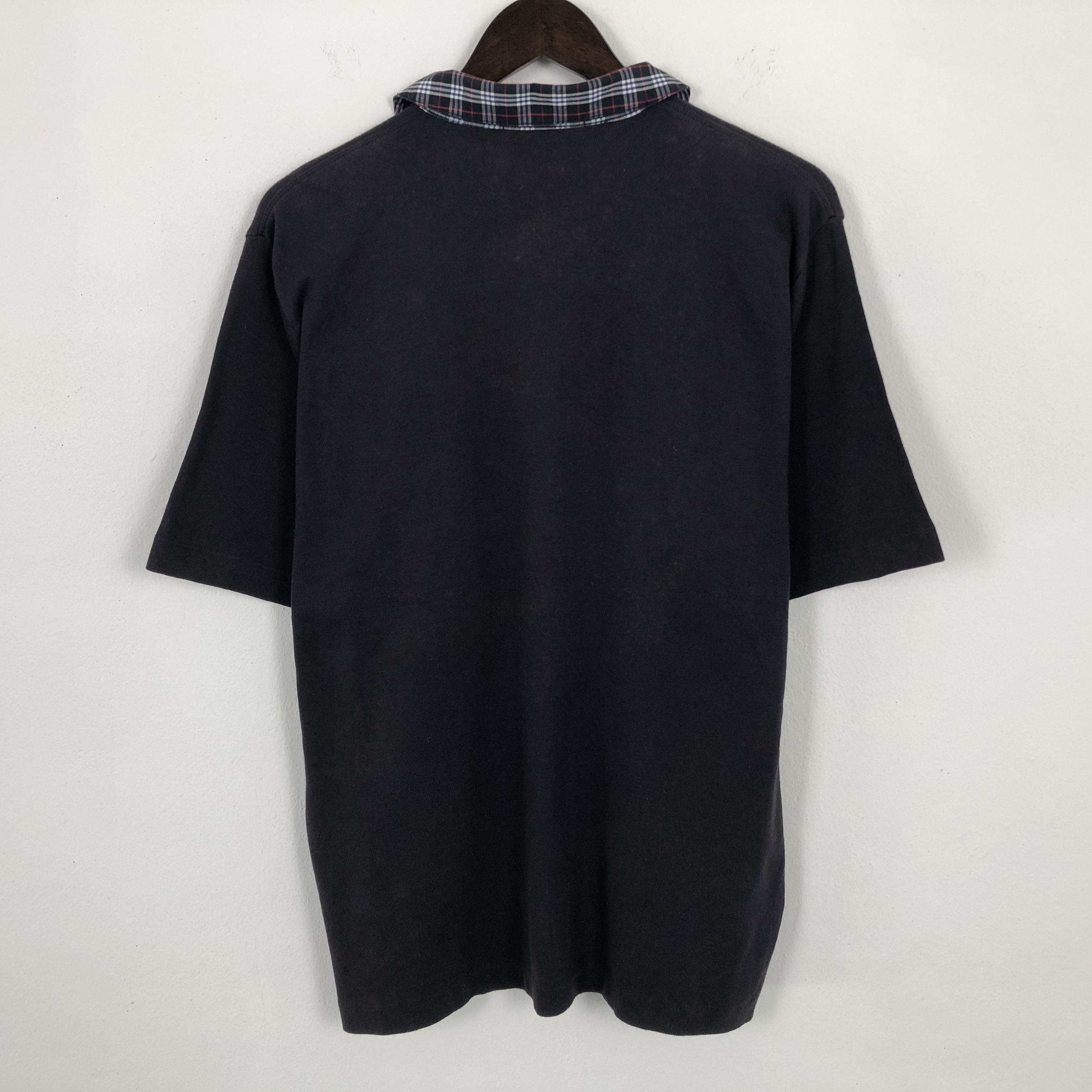 Burberry × Vintage Vintage Burberry London Nova Check Collar Design Shirt Size US L / EU 52-54 / 3 - 3 Thumbnail