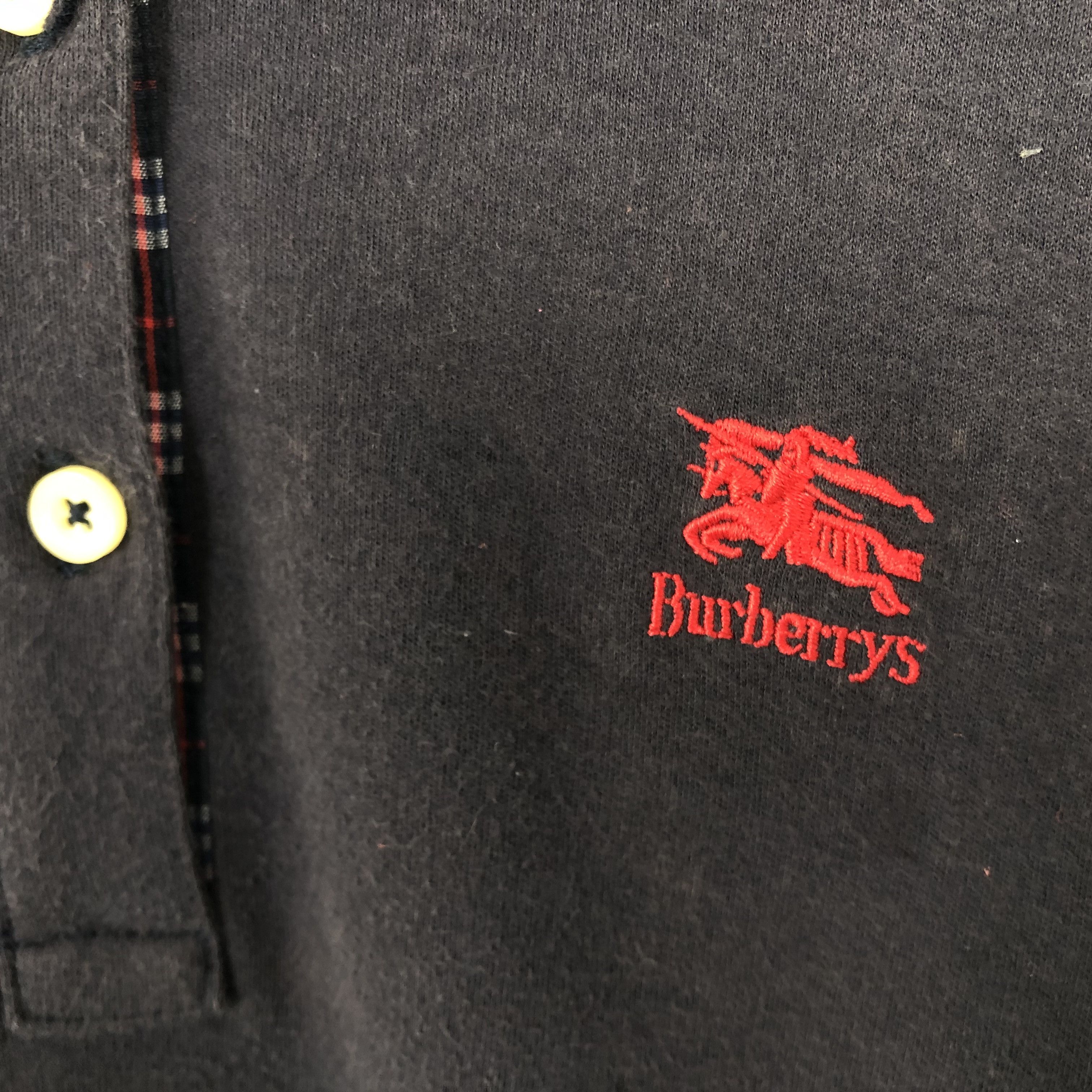 Burberry × Vintage Vintage Burberry London Nova Check Collar Design Shirt Size US L / EU 52-54 / 3 - 2 Thumbnail