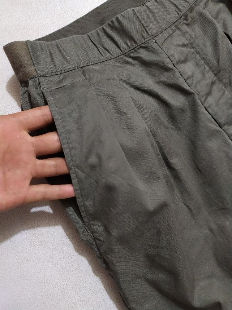Christophe Lemaire × Lemaire × Uniqlo Uniqlo X Lemaire Casual Olive Pants Stretch Waist Size US 29 - 6 Thumbnail