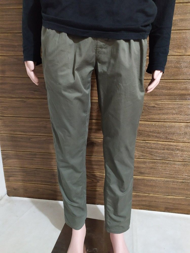 Christophe Lemaire × Lemaire × Uniqlo Uniqlo X Lemaire Casual Olive Pants Stretch Waist Size US 29 - 1 Thumbnail