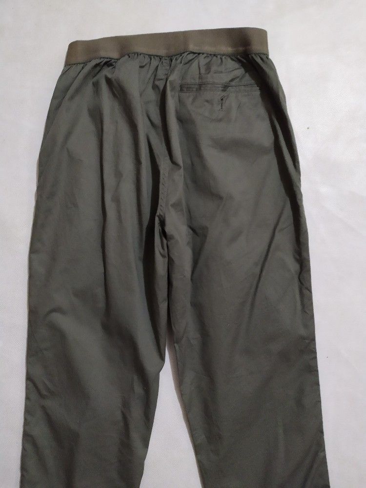 Christophe Lemaire × Lemaire × Uniqlo Uniqlo X Lemaire Casual Olive Pants Stretch Waist Size US 29 - 8 Thumbnail