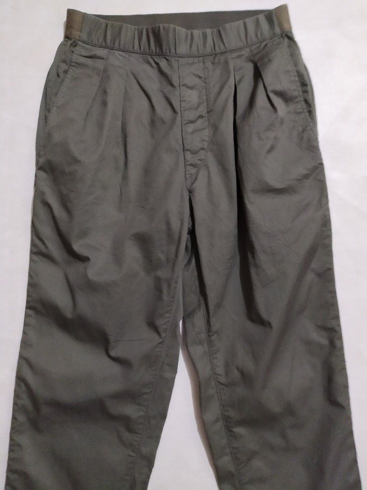Christophe Lemaire × Lemaire × Uniqlo Uniqlo X Lemaire Casual Olive Pants Stretch Waist Size US 29 - 4 Thumbnail