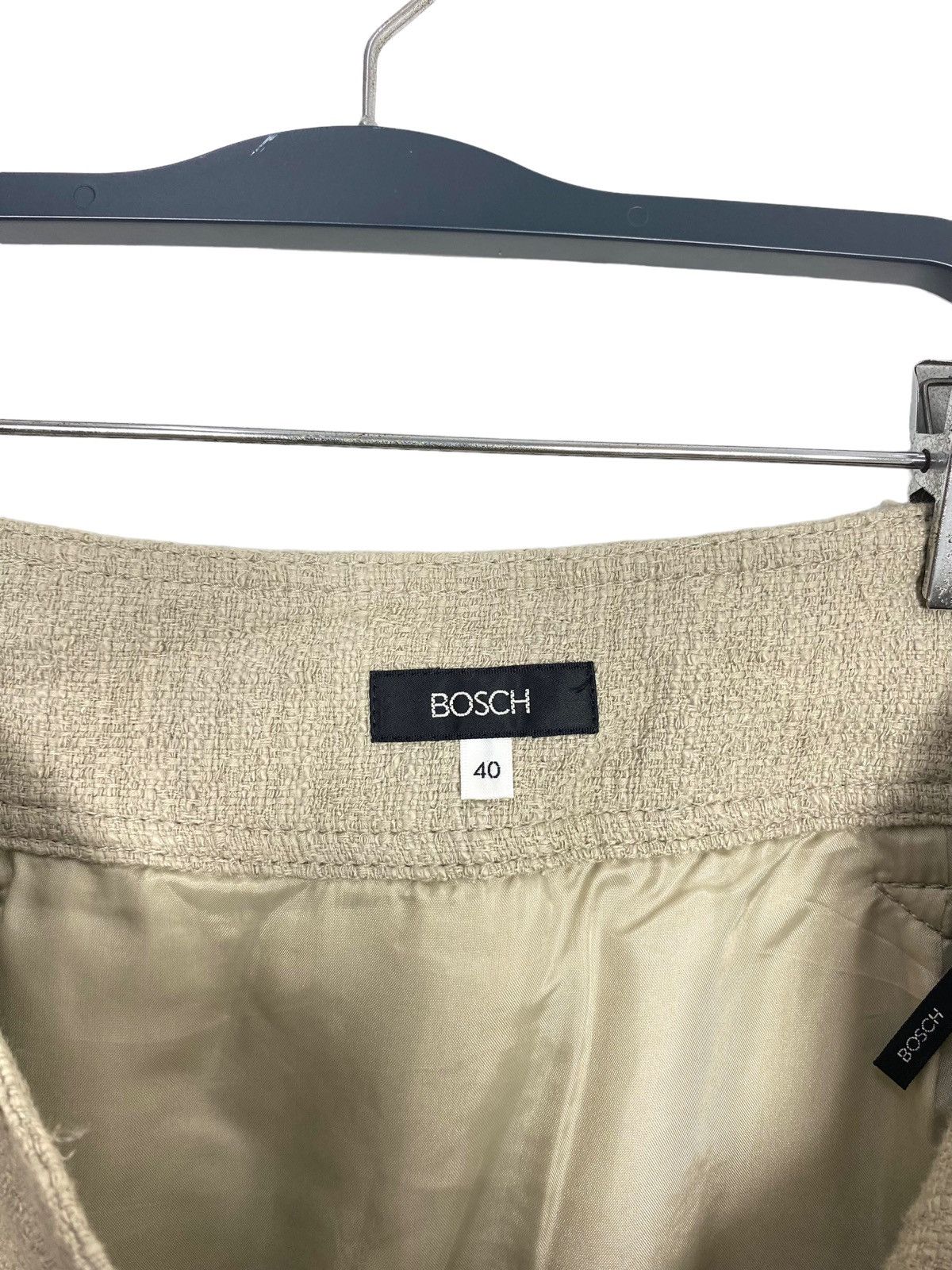 Japanese Brand Rare‼️ Bosch Tweed Mini Skirt Size 29" - 4 Thumbnail