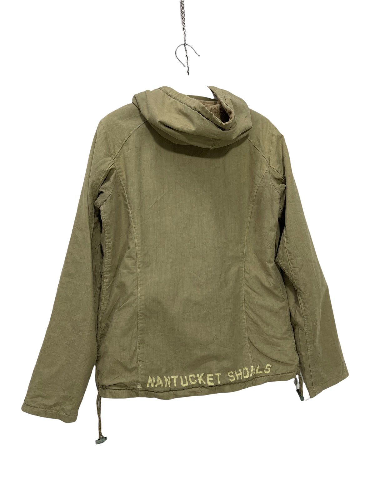 image of 45Rpm Nantucket Shoals Reversible Hoodie Jacket 20 in Beige, Men's (Size Small)