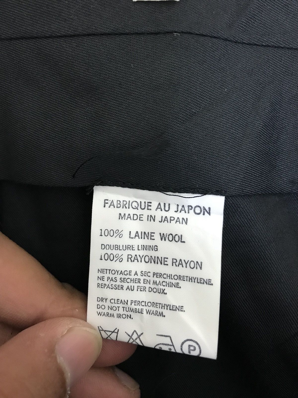 Yohji Yamamoto Wide Wool Trouser Y's For Men Yohji Yamamoto Baggy Size US 31 - 10 Thumbnail