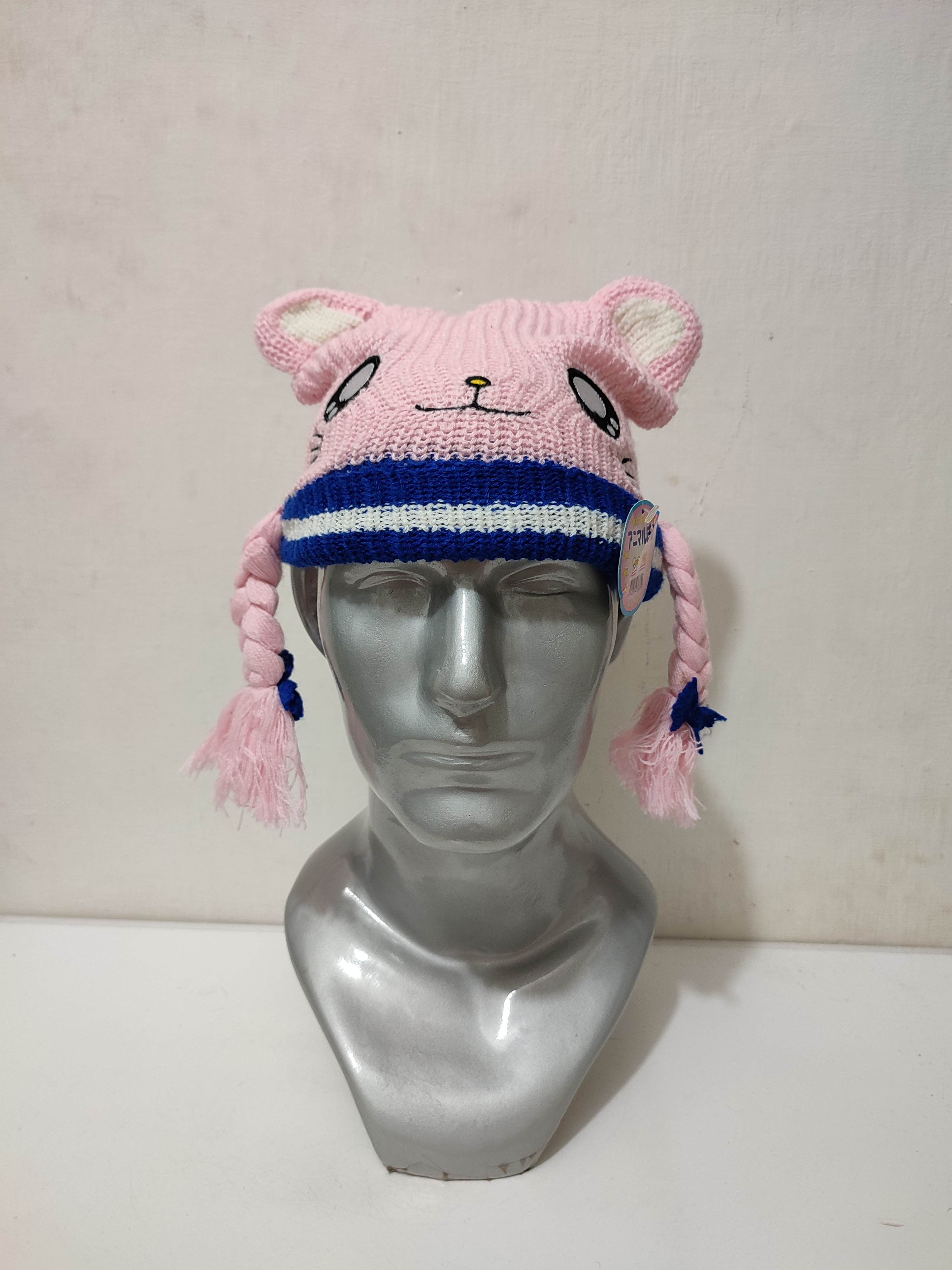Other 🔥Cartoon Beanie Bunny Ear Design Hats Size ONE SIZE - 2 Thumbnail