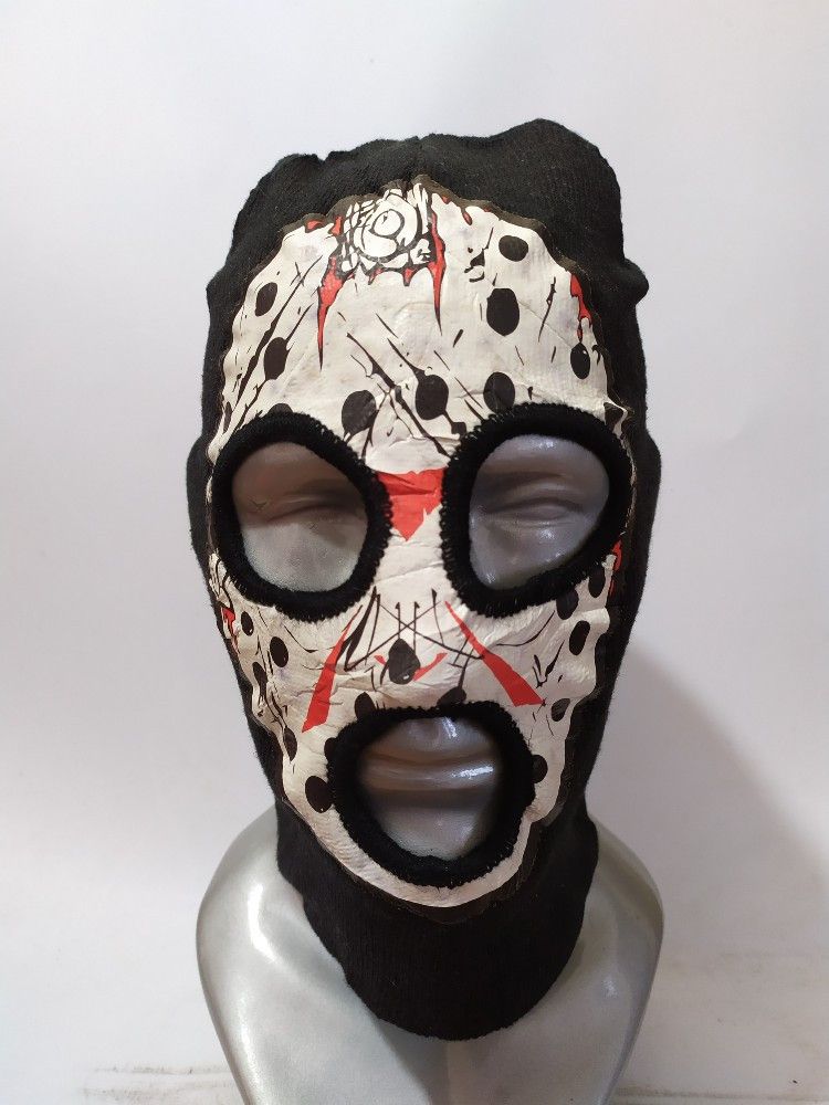 image of Unknown Skull Art Balaclava Masked Hat in Black, Men's