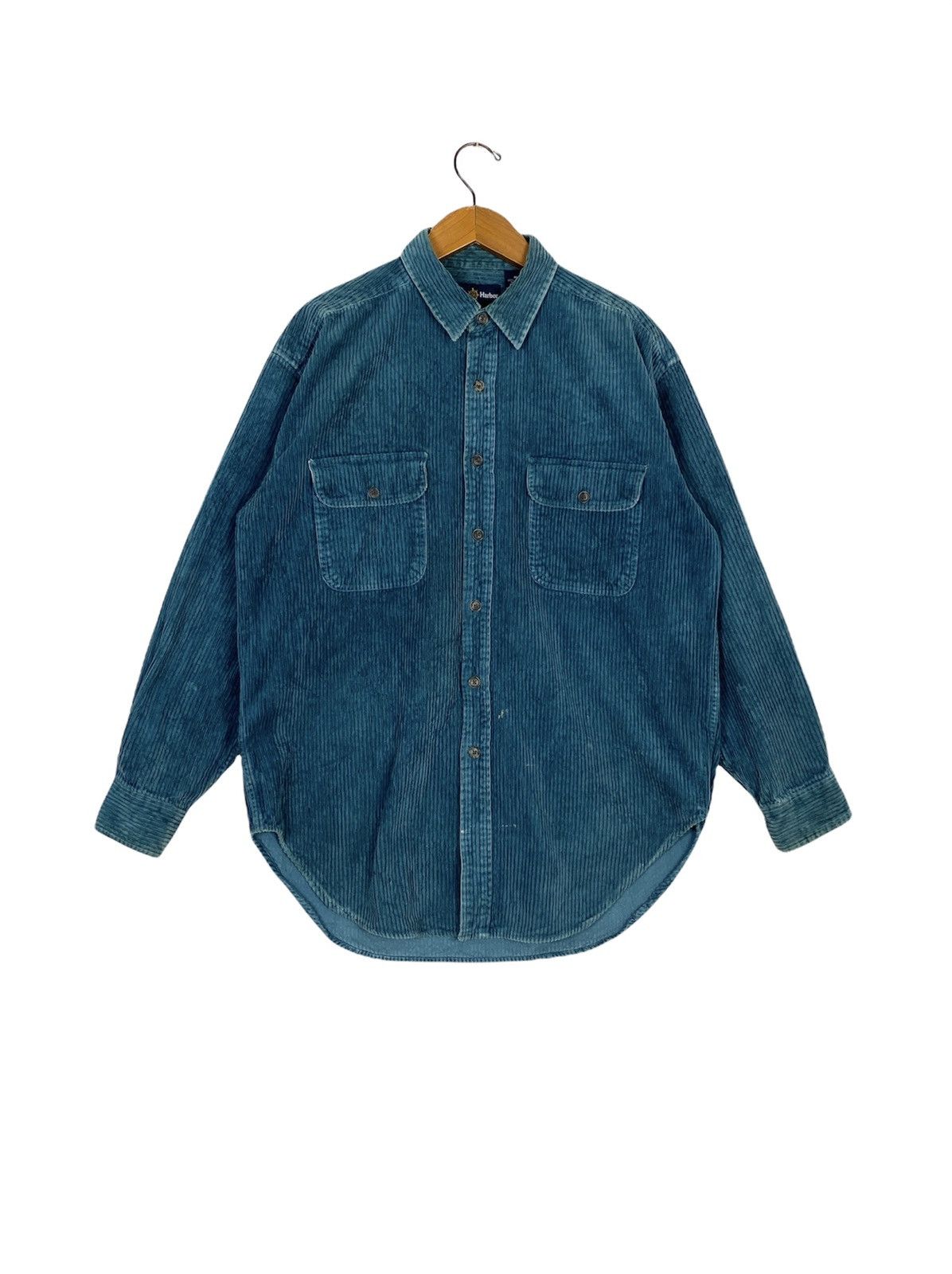 Rare‼️ Vintage Lawton Harbor Corduroy Shirt Medium Size