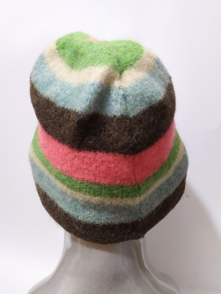 Japanese Brand 🔥Robert Mackie Multicolor Stripes hats Size ONE SIZE - 5 Thumbnail