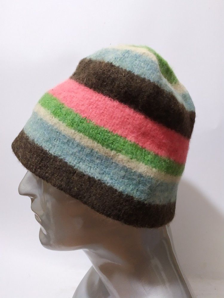 Japanese Brand 🔥Robert Mackie Multicolor Stripes hats Size ONE SIZE - 4 Thumbnail