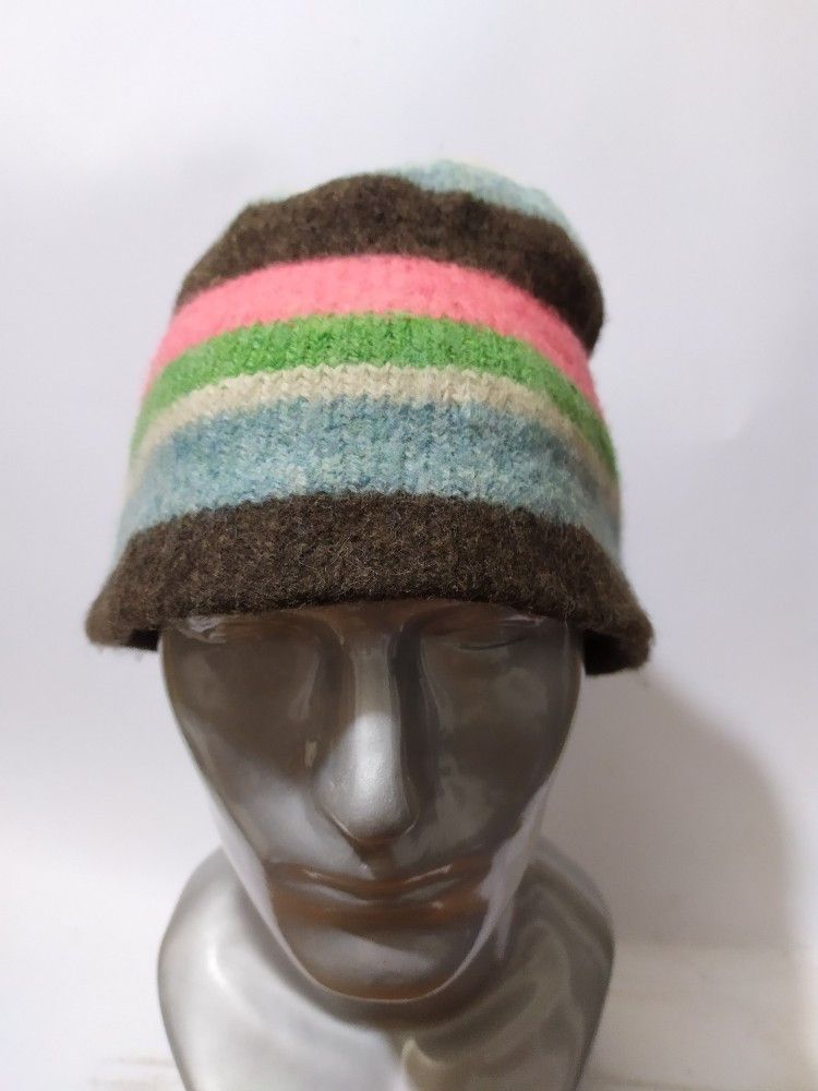 Japanese Brand 🔥Robert Mackie Multicolor Stripes hats Size ONE SIZE - 3 Thumbnail