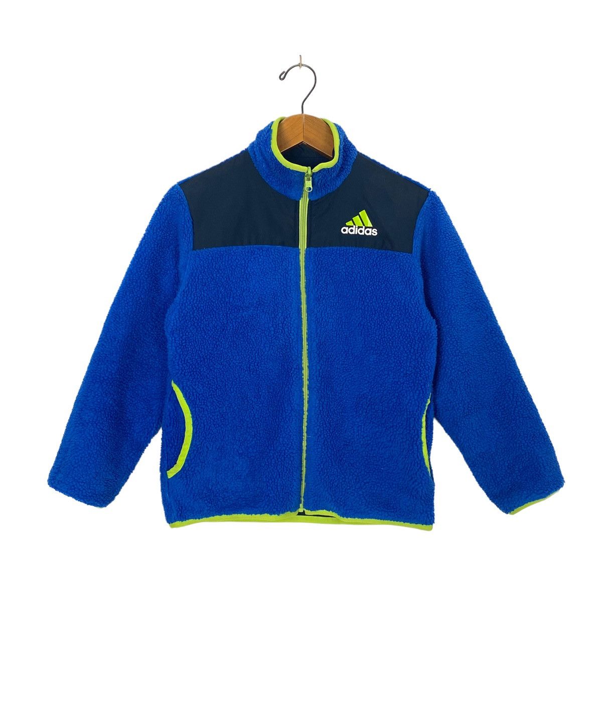 Adidas Rare‼️ Adidas Reversible Deep Pile Big Logo Size US XS / EU 42 / 0 - 4 Thumbnail