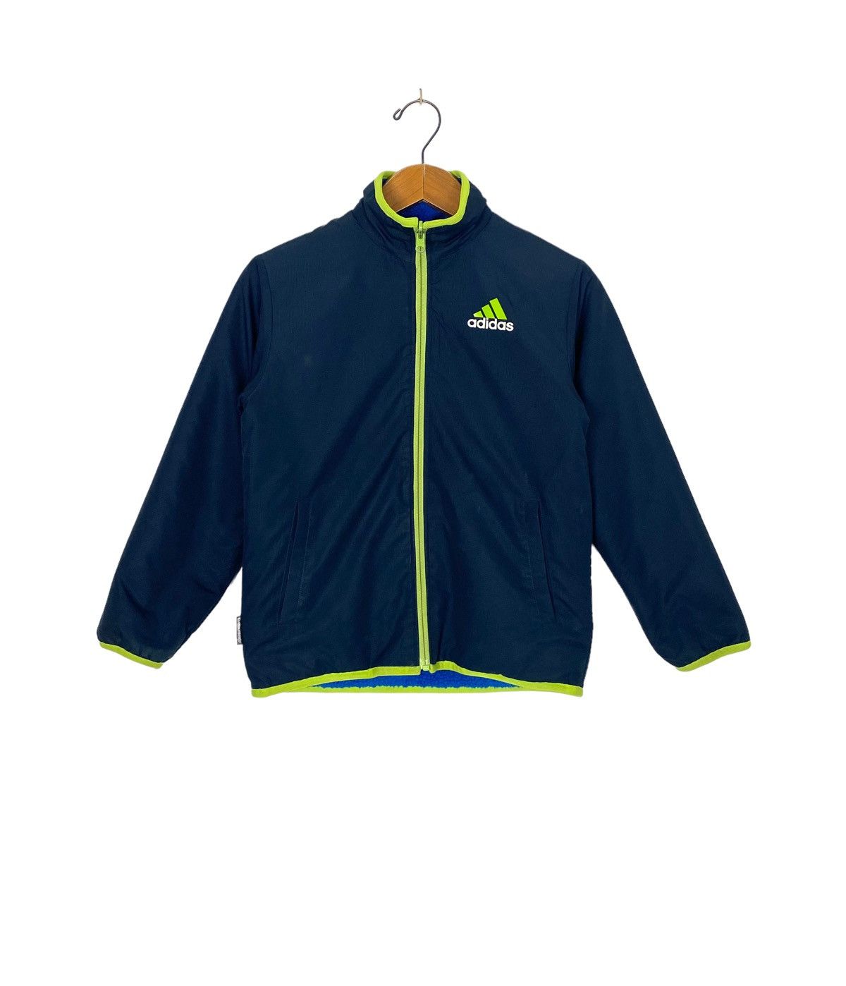 Adidas Rare‼️ Adidas Reversible Deep Pile Big Logo Size US XS / EU 42 / 0 - 6 Thumbnail