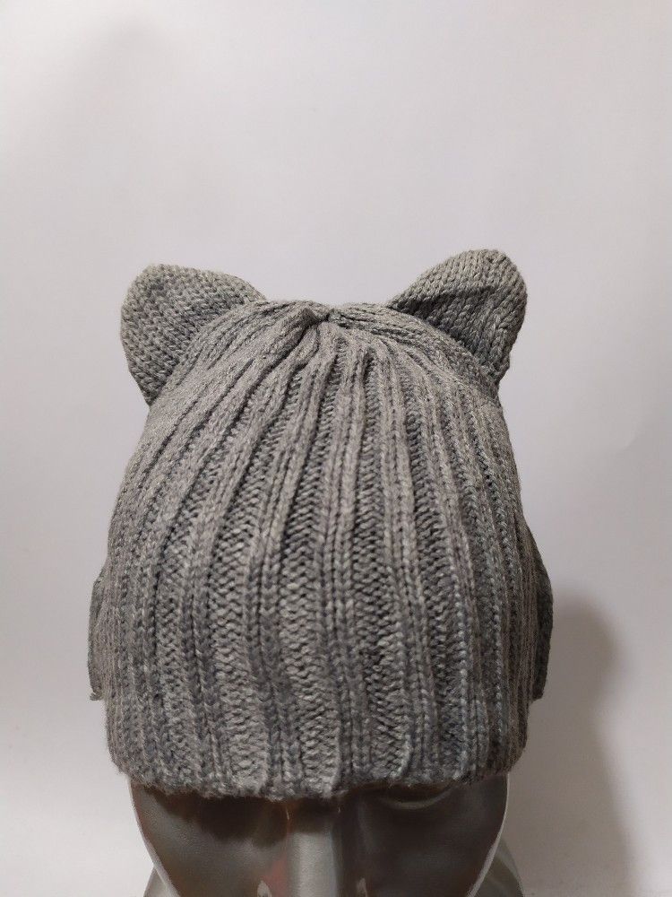 Other 🔥Unknown Cats Bunny Horn beanie Nice hats Size ONE SIZE - 2 Thumbnail