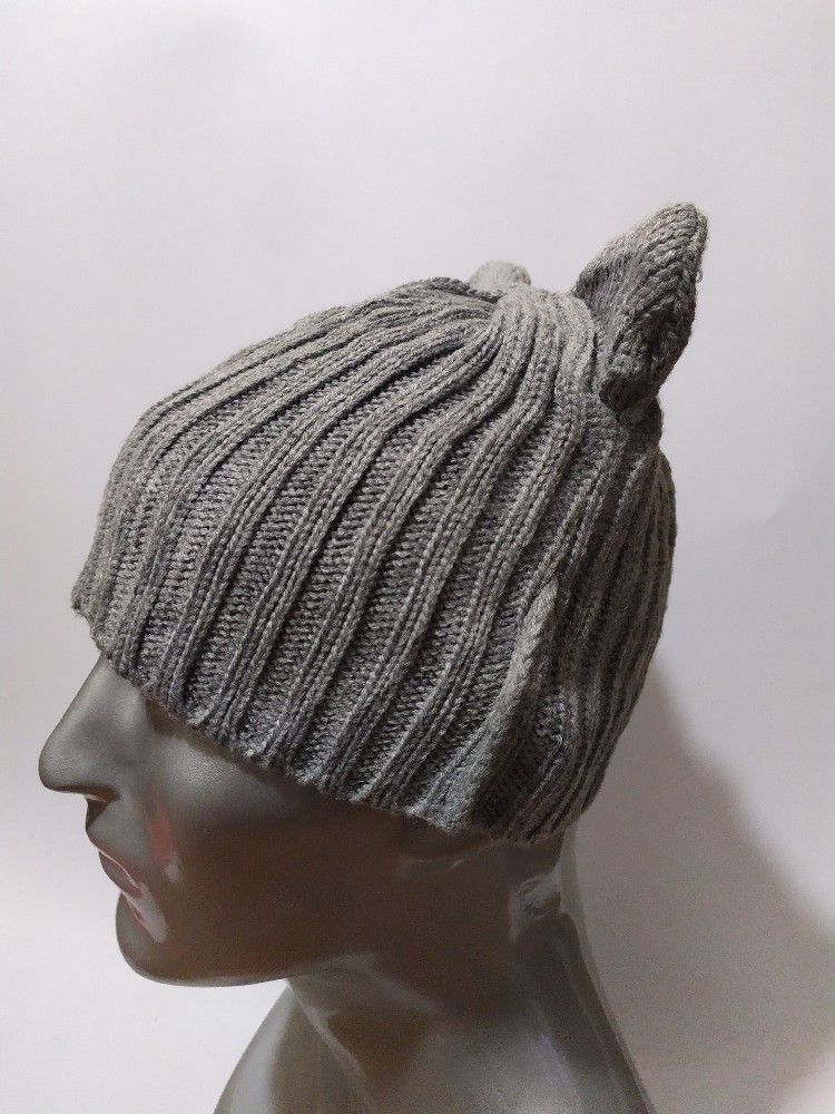 Other 🔥Unknown Cats Bunny Horn beanie Nice hats Size ONE SIZE - 3 Thumbnail