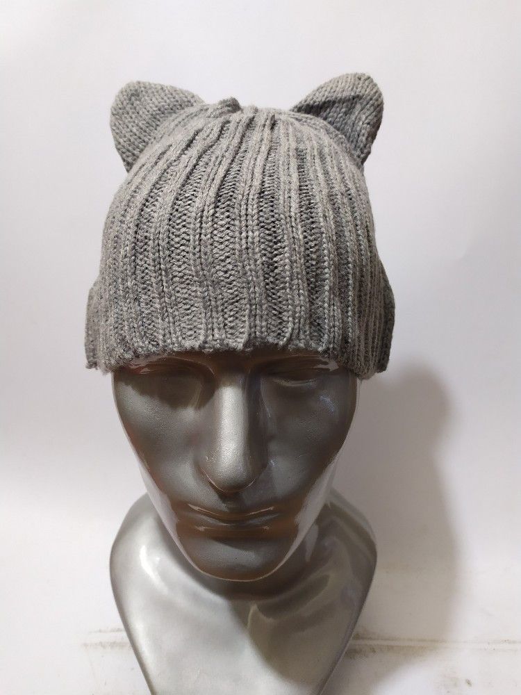 Other 🔥Unknown Cats Bunny Horn beanie Nice hats Size ONE SIZE - 1 Thumbnail