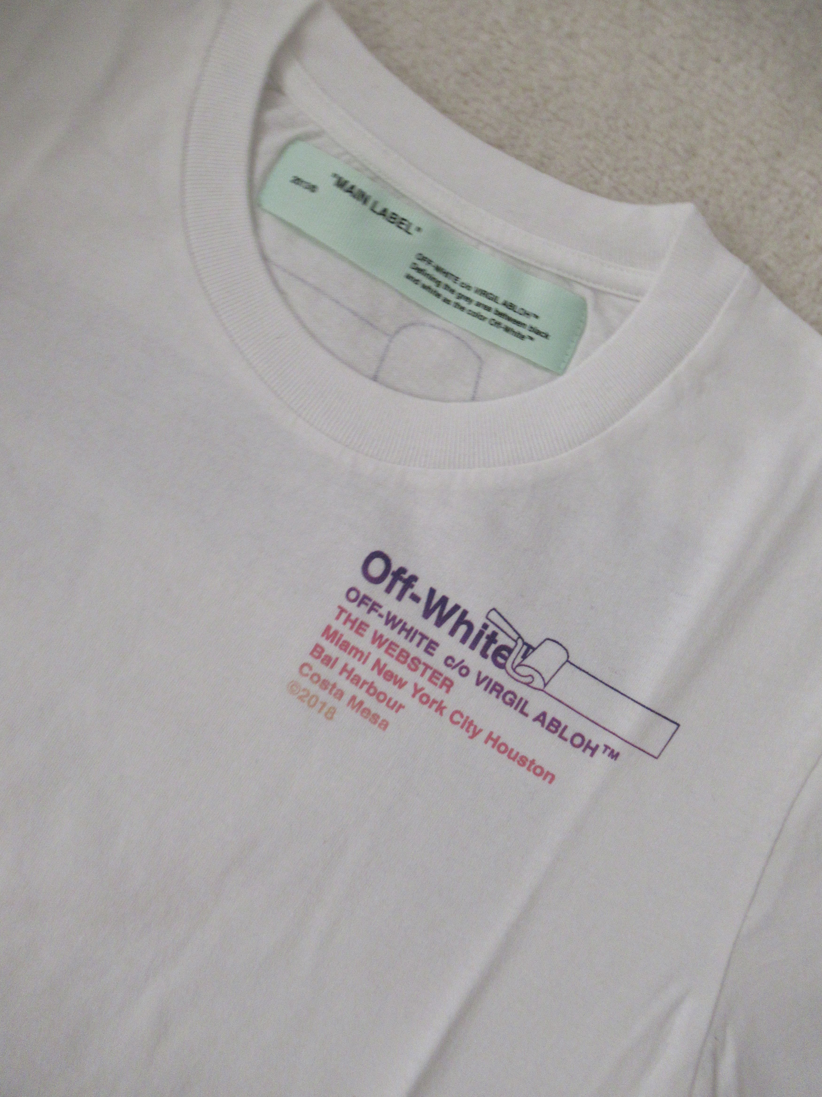 Off-White Off White The Webster Virgil Medium T-shirt New Size M / US 6-8 / IT 42-44 - 3 Thumbnail