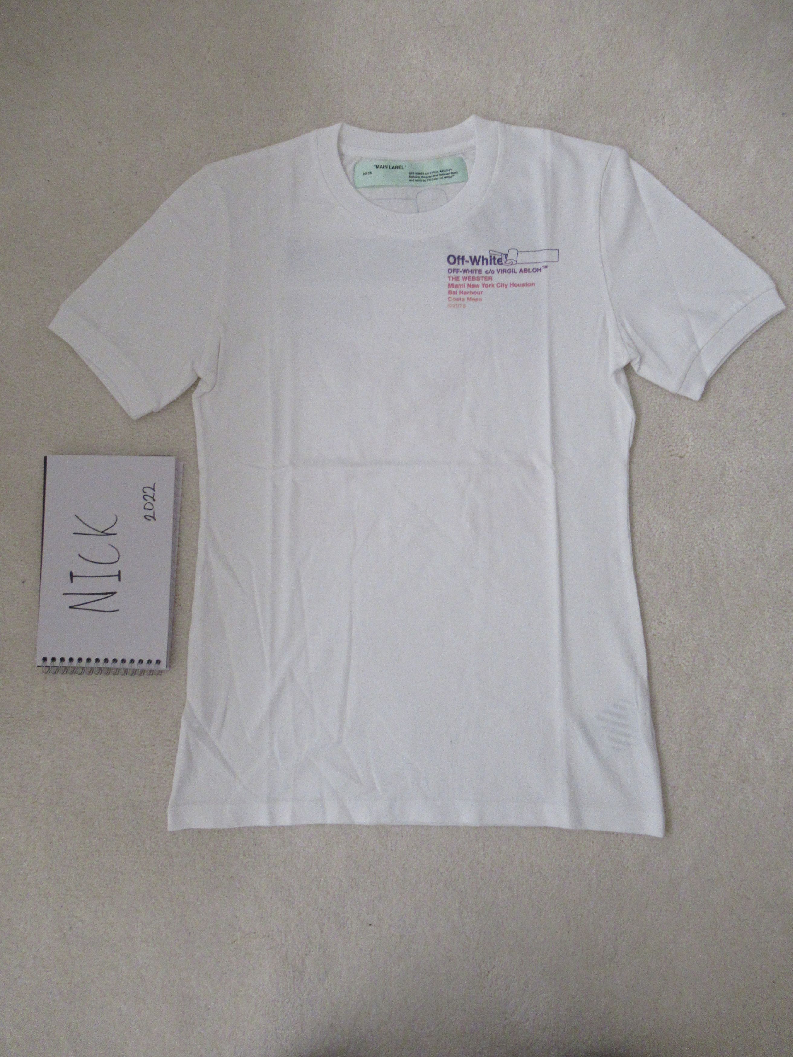 Off-White Off White The Webster Virgil Medium T-shirt New Size M / US 6-8 / IT 42-44 - 2 Thumbnail