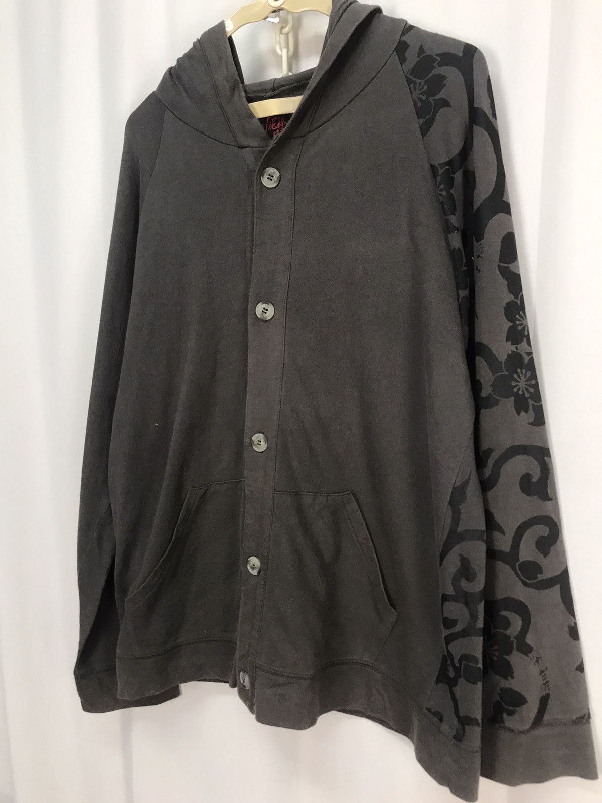 Japanese Brand Button up hoodie printed Japanese brand Size L / US 10 / IT 46 - 5 Thumbnail