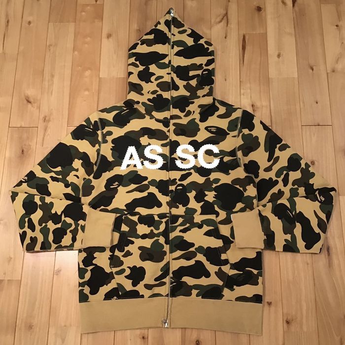 Anti Social Social Club BAPE x ASSC Camo Hoodie Blue Camo