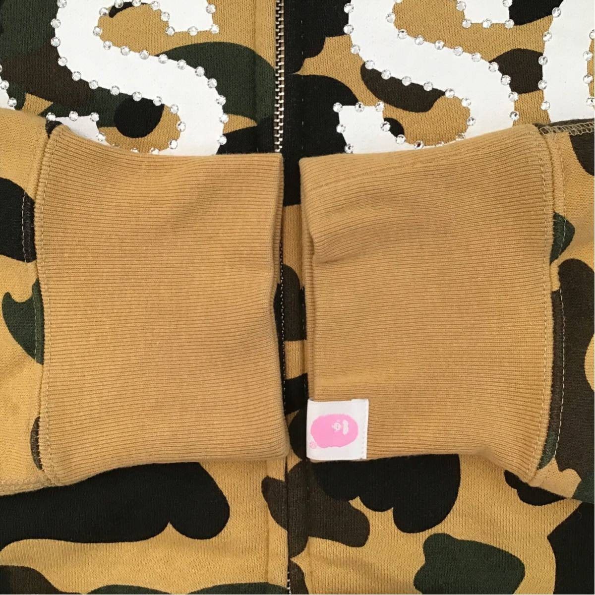 Anti Social Social Club × Bape × Swarovski ANTI SOCIAL SOCIAL CLUB BAPE camo swarovski full zip hoodie Size US L / EU 52-54 / 3 - 6 Thumbnail