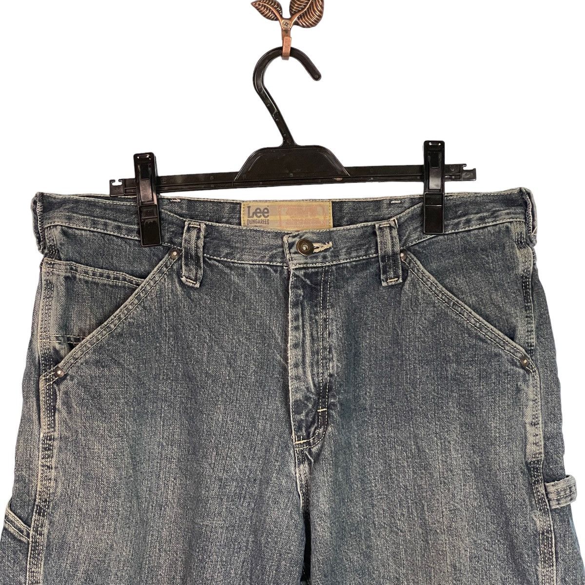 Lee Vintage Lee Dungarees Short Jeans Size US 34 / EU 50 - 3 Thumbnail