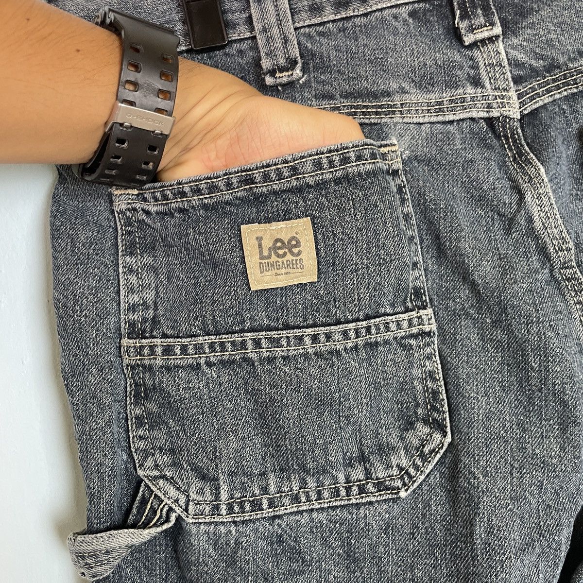 Lee Vintage Lee Dungarees Short Jeans Size US 34 / EU 50 - 17 Thumbnail