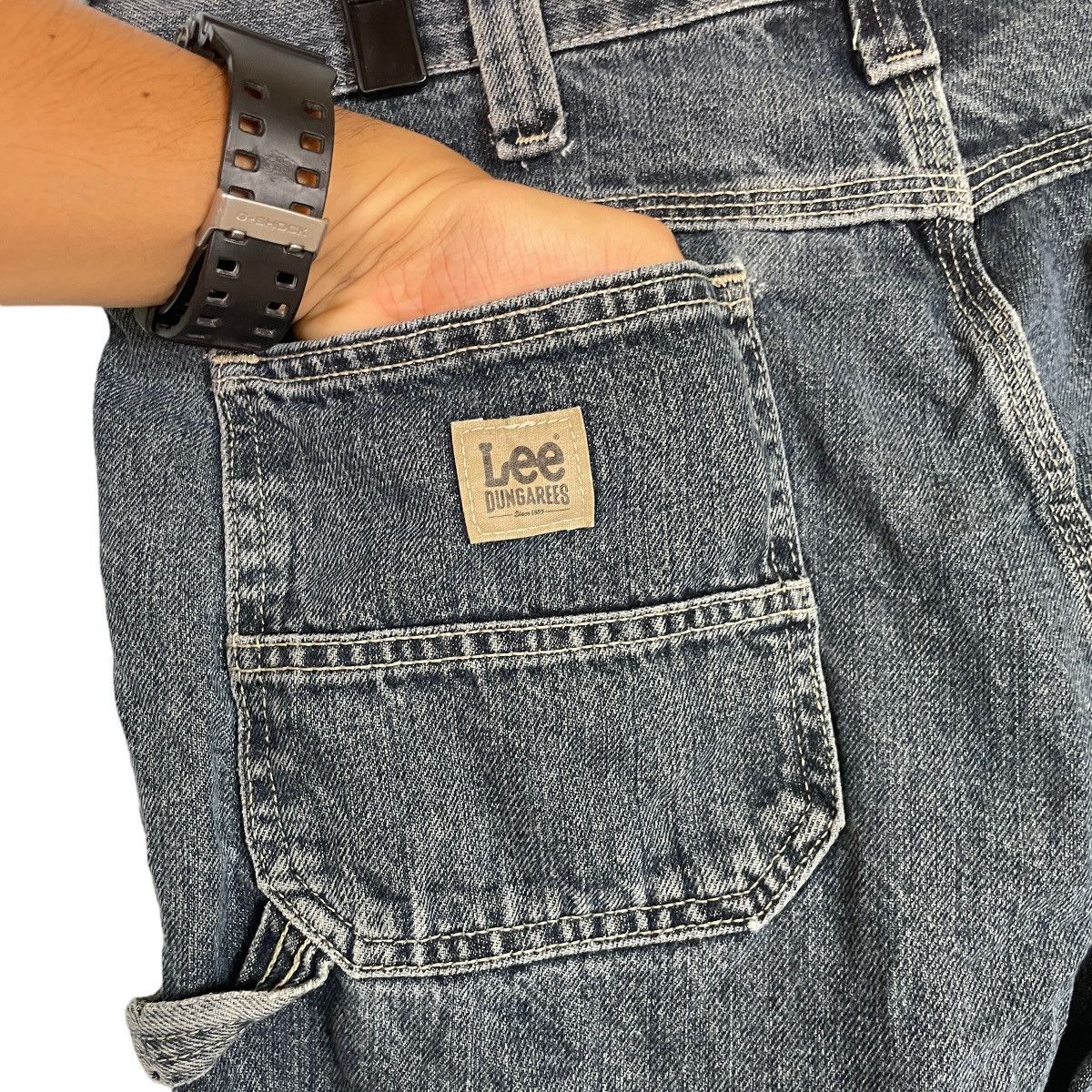 Lee Vintage Lee Dungarees Short Jeans Size US 34 / EU 50 - 13 Thumbnail