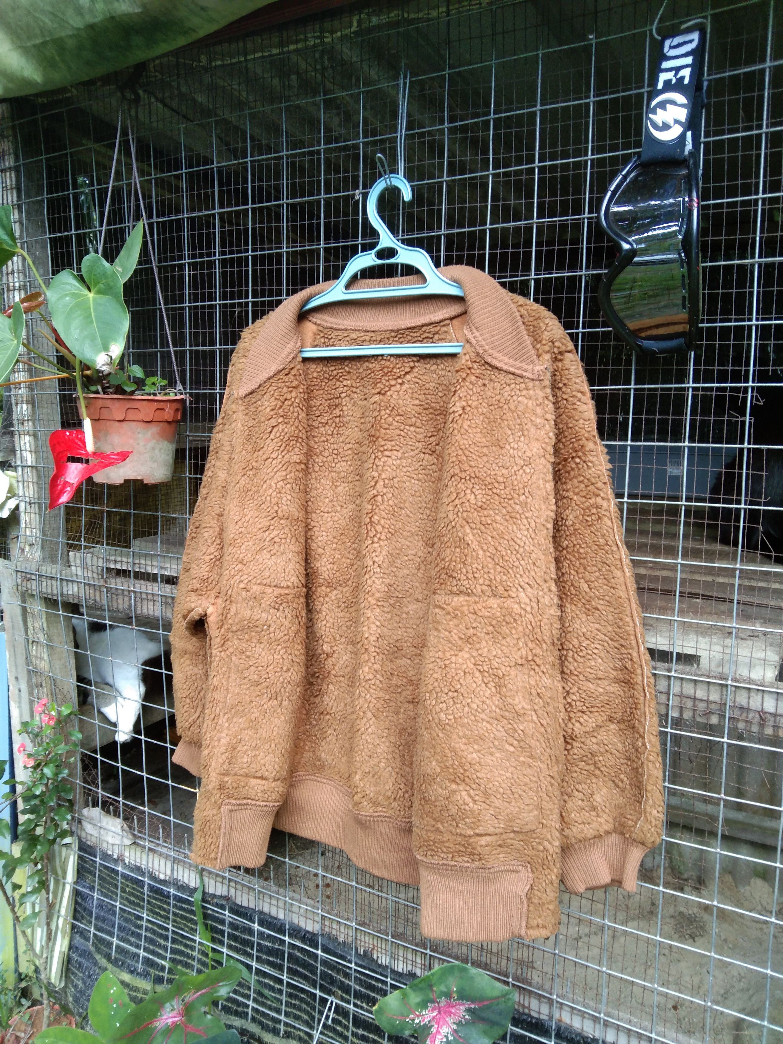 Japanese Brand 🔥RARE🔥 DEEP PILE SHERPA JACKET Size US L / EU 52-54 / 3 - 5 Thumbnail
