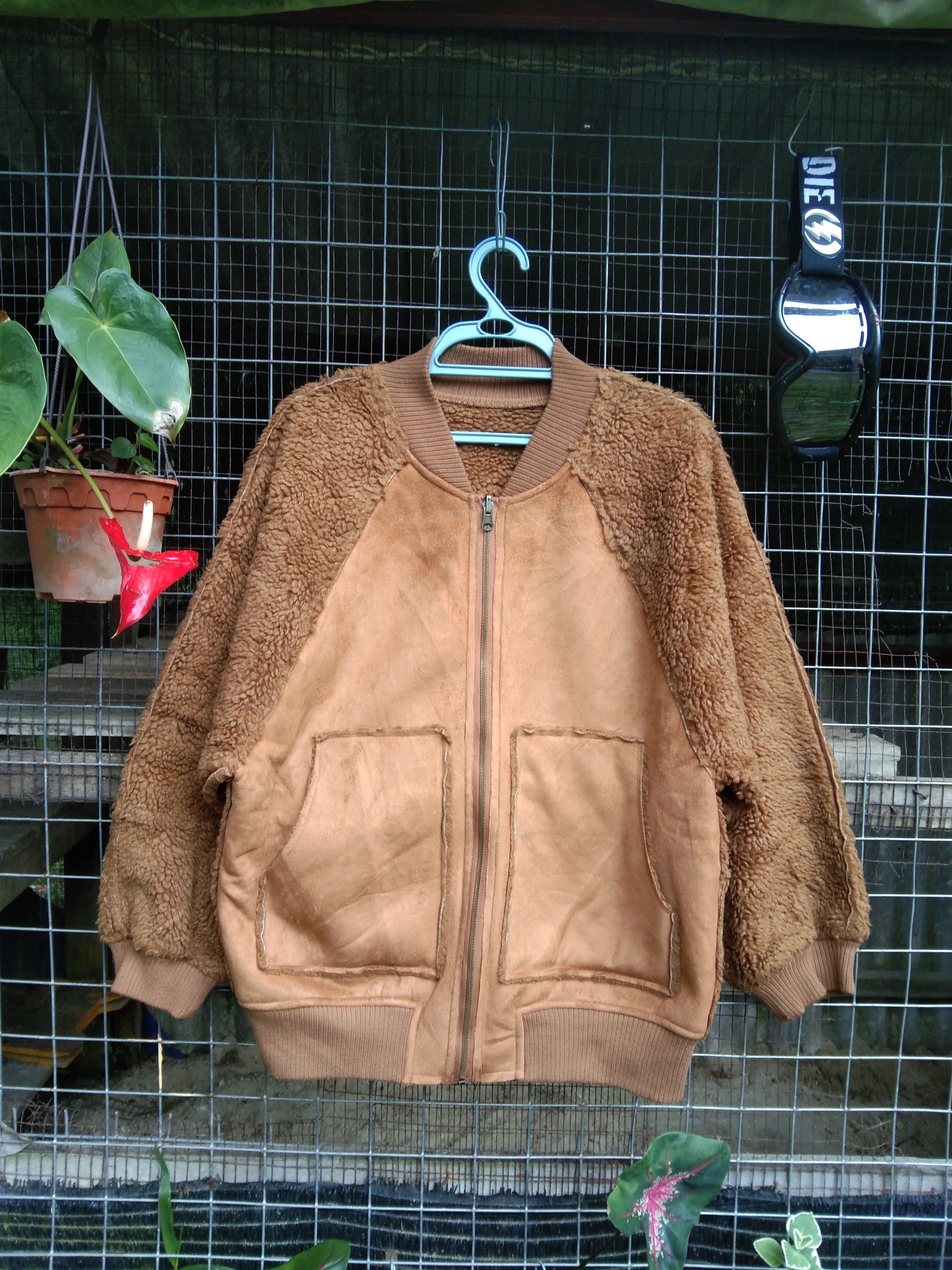 Japanese Brand 🔥RARE🔥 DEEP PILE SHERPA JACKET Size US L / EU 52-54 / 3 - 4 Thumbnail