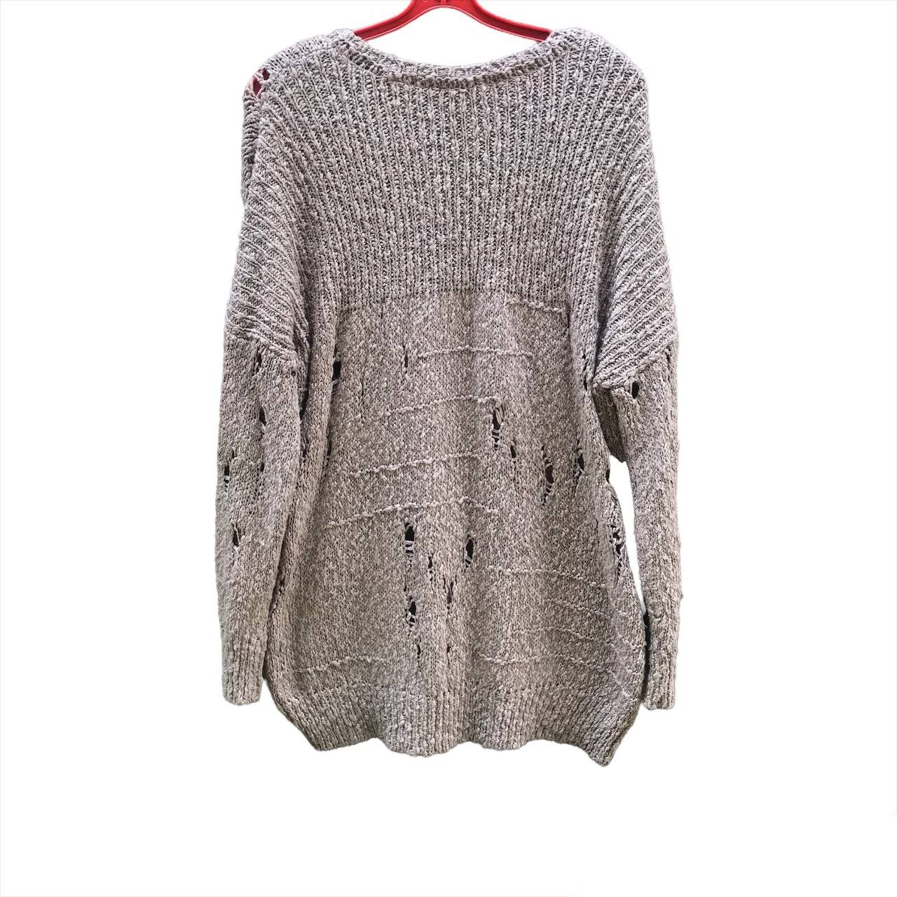 20471120 Japanese Brand Sisley Distressed Grunge Knit Size US L / EU 52-54 / 3 - 4 Thumbnail