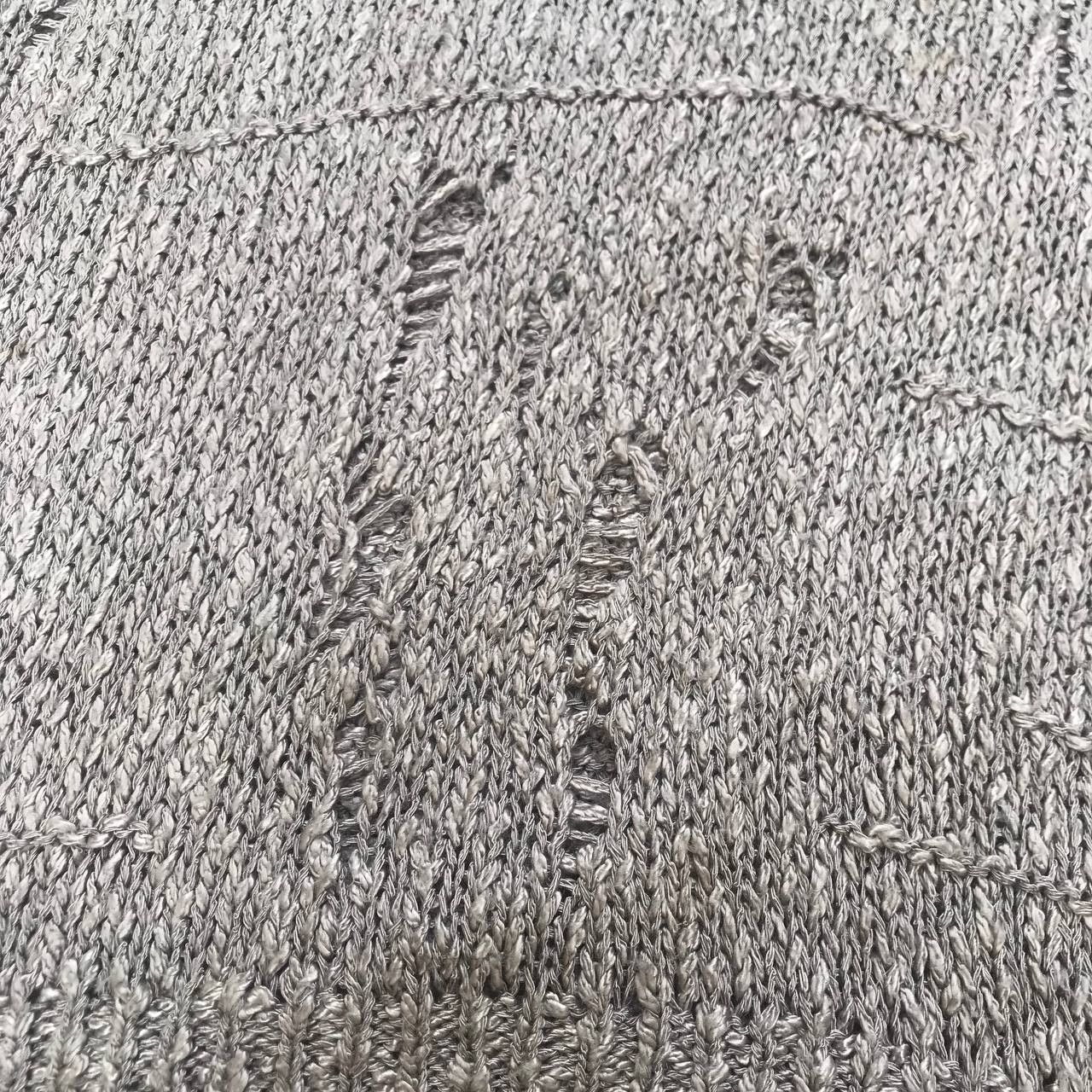 20471120 Japanese Brand Sisley Distressed Grunge Knit Size US L / EU 52-54 / 3 - 5 Thumbnail