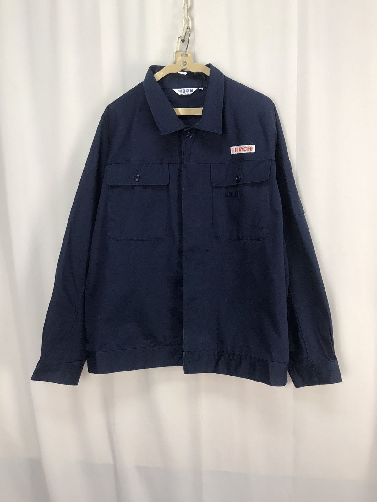 Japanese Brand × Vintage Vintage hitachi uniform jacket Size US L / EU 52-54 / 3 - 7 Thumbnail