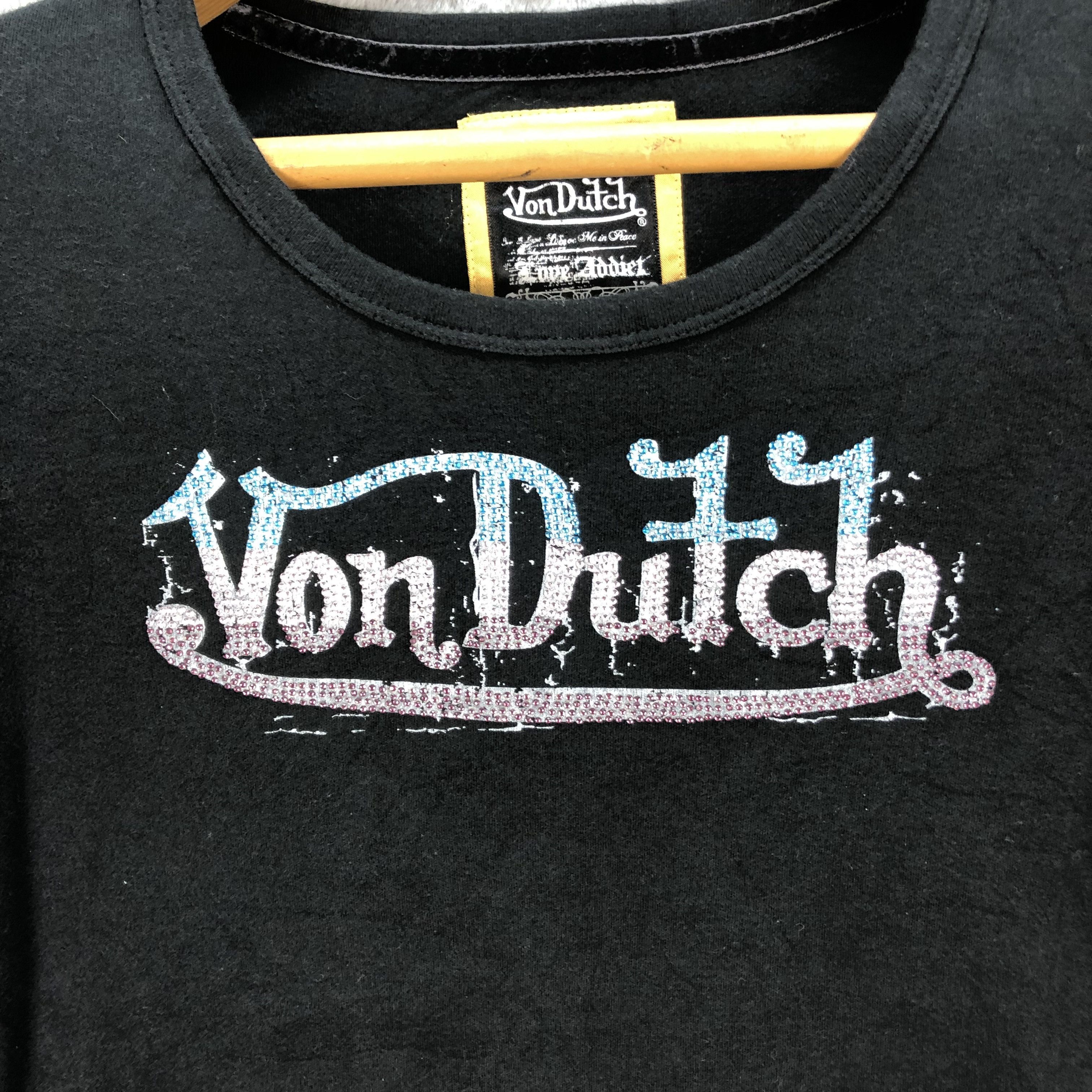 Von Dutch Von Dutch Big Logo Long Sleeve Tees #5708-203 Size L / US 10 / IT 46 - 3 Thumbnail