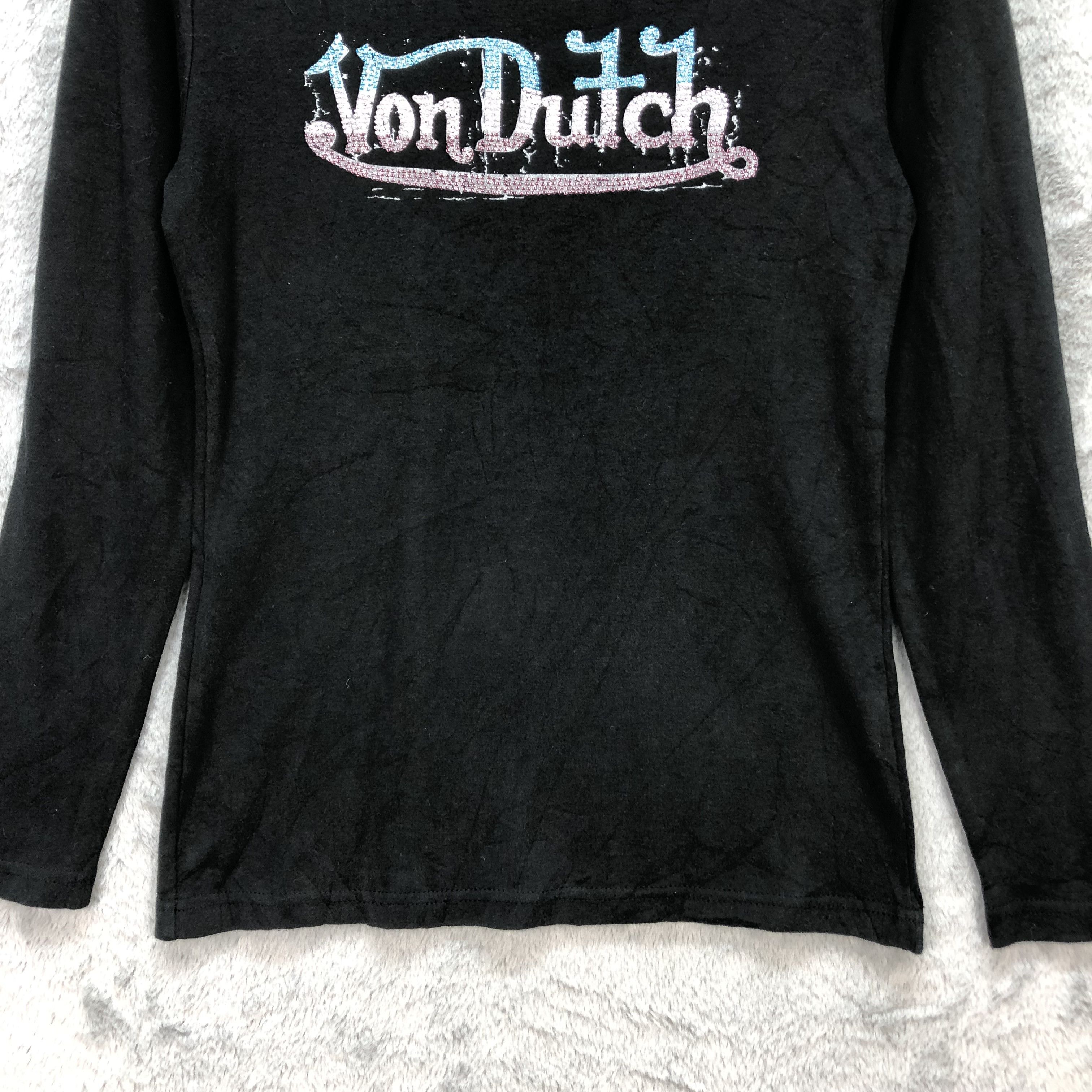 Von Dutch Von Dutch Big Logo Long Sleeve Tees #5708-203 Size L / US 10 / IT 46 - 4 Thumbnail
