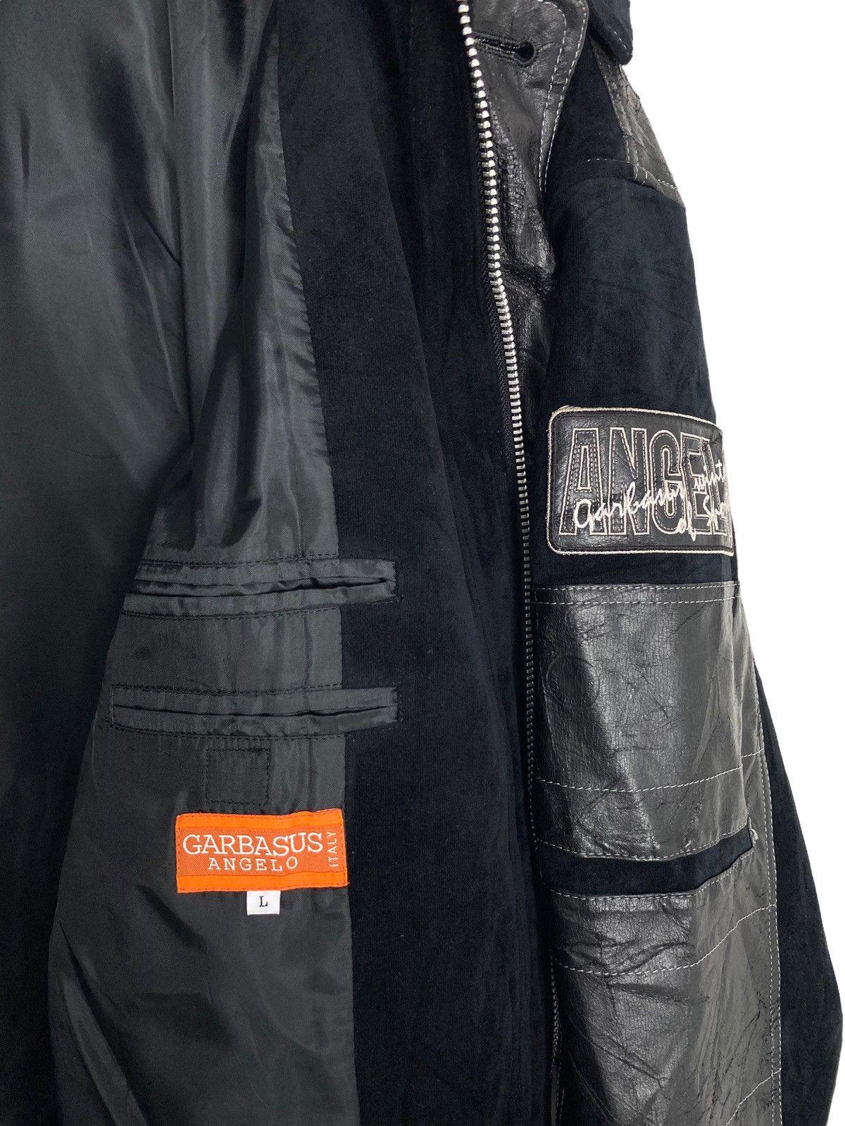 Japanese Brand Angelo Garbasus Velvet Hoddie Fur Jacket Made in Japan Size US L / EU 52-54 / 3 - 6 Thumbnail
