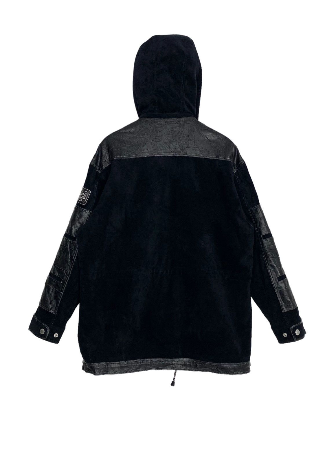 Japanese Brand Angelo Garbasus Velvet Hoddie Fur Jacket Made in Japan Size US L / EU 52-54 / 3 - 4 Thumbnail