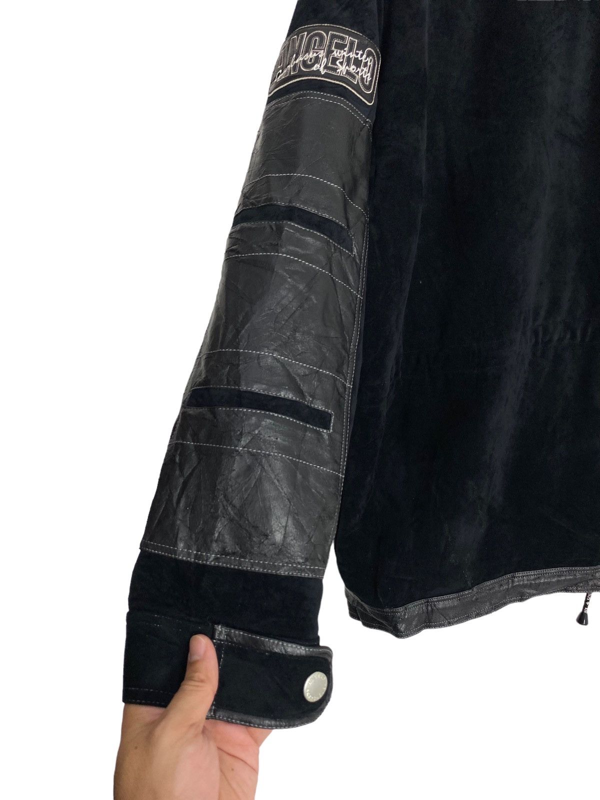 Japanese Brand Angelo Garbasus Velvet Hoddie Fur Jacket Made in Japan Size US L / EU 52-54 / 3 - 10 Thumbnail