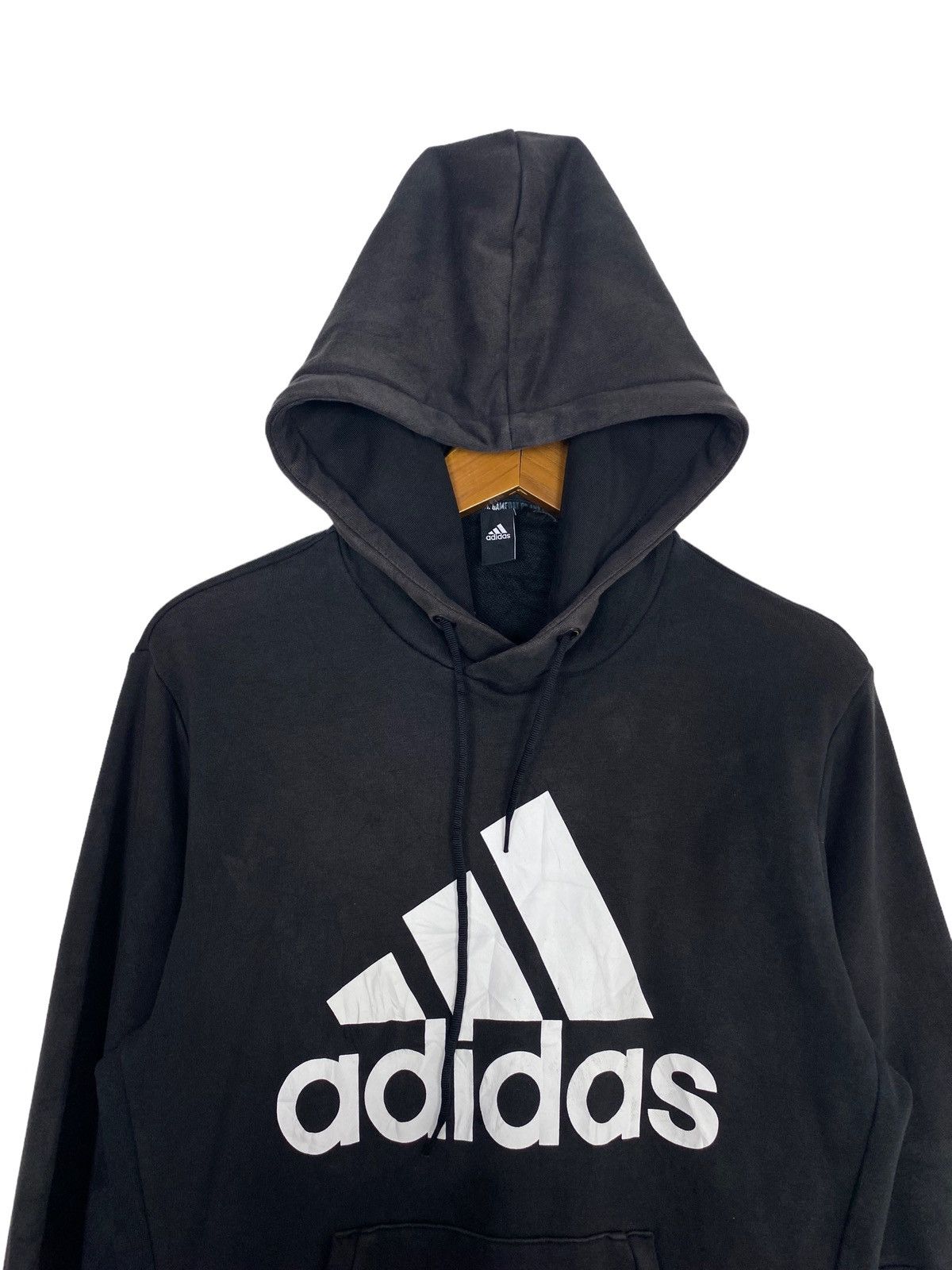 Adidas Rare‼️ Adidas Hoodie Sunfaded Big Logo Size M / US 6-8 / IT 42-44 - 2 Thumbnail