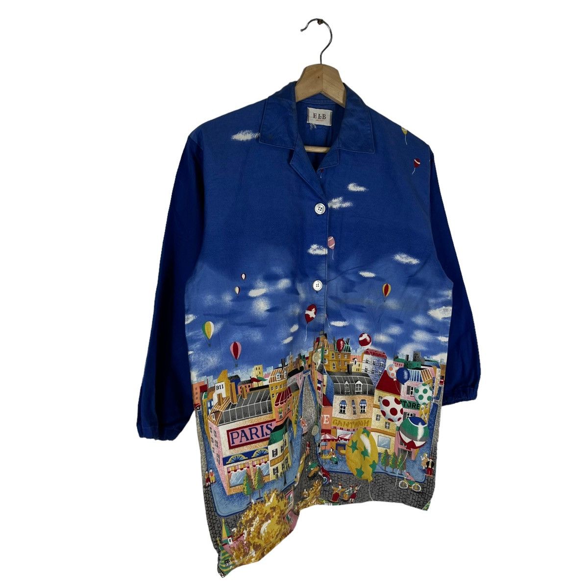 Japanese Brand VINTAGE SHIRTS FULL PRINT DESIGN ELB JAPAN MADE Size US M / EU 48-50 / 2 - 2 Thumbnail