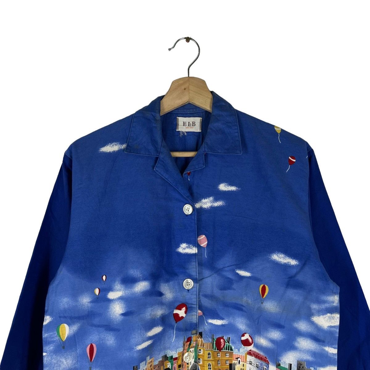 Japanese Brand VINTAGE SHIRTS FULL PRINT DESIGN ELB JAPAN MADE Size US M / EU 48-50 / 2 - 4 Thumbnail