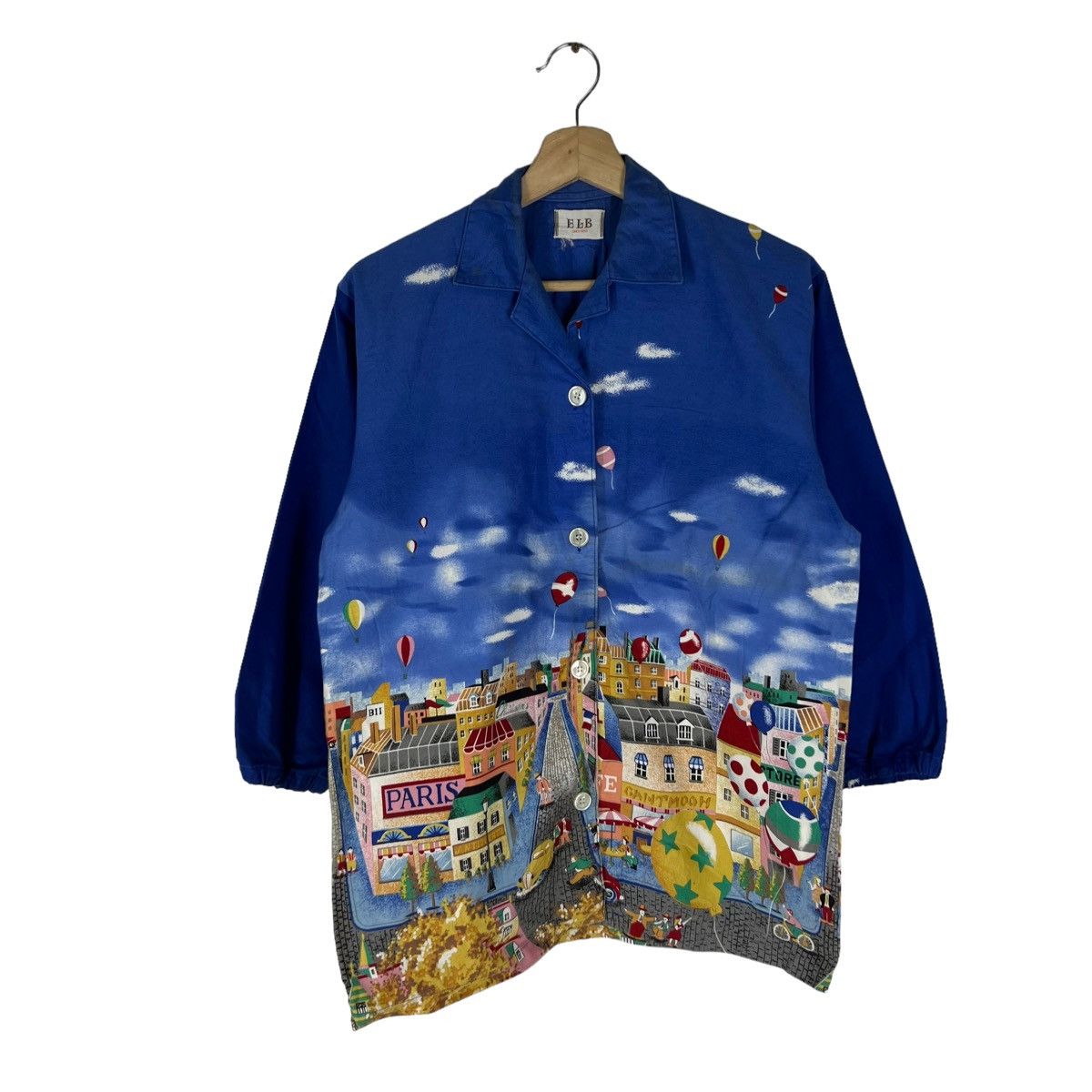Japanese Brand VINTAGE SHIRTS FULL PRINT DESIGN ELB JAPAN MADE Size US M / EU 48-50 / 2 - 1 Thumbnail