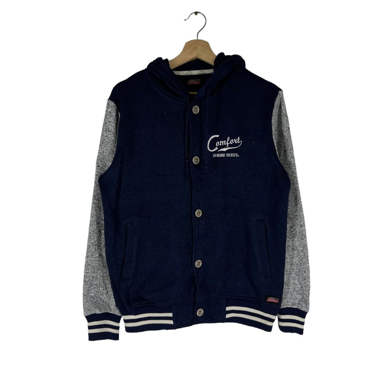 Japanese Brand VINTAGE VARSITY JACKET DICKIES WORKERS WEAR BIG LOGO Size US L / EU 52-54 / 3 - 1 Thumbnail