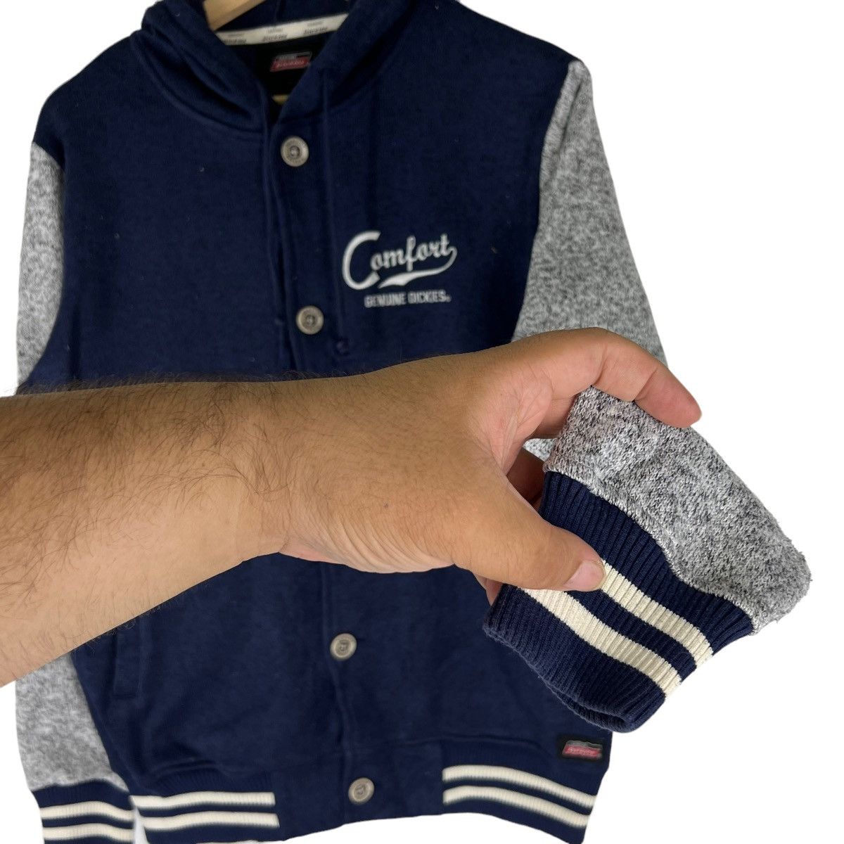 Japanese Brand VINTAGE VARSITY JACKET DICKIES WORKERS WEAR BIG LOGO Size US L / EU 52-54 / 3 - 6 Thumbnail