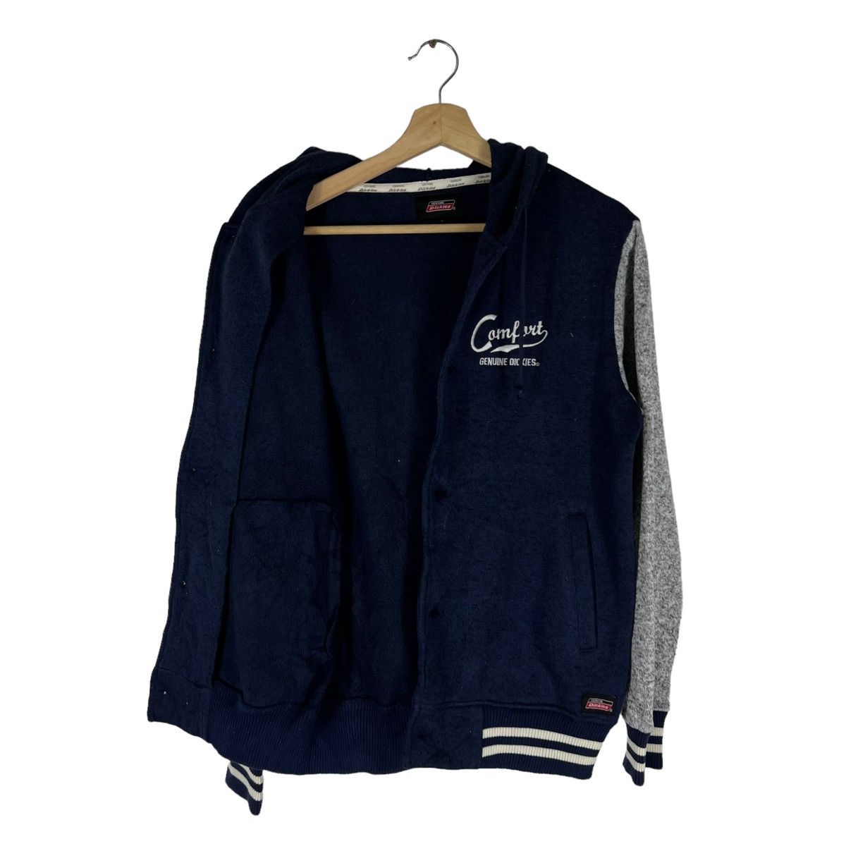 Japanese Brand VINTAGE VARSITY JACKET DICKIES WORKERS WEAR BIG LOGO Size US L / EU 52-54 / 3 - 7 Thumbnail