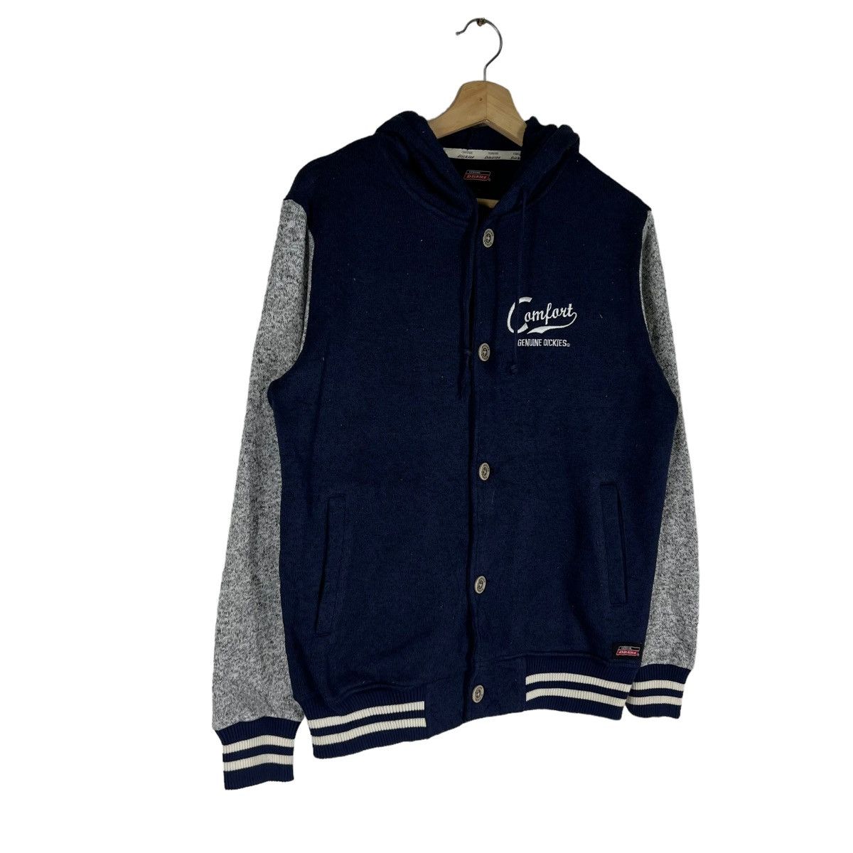 Japanese Brand VINTAGE VARSITY JACKET DICKIES WORKERS WEAR BIG LOGO Size US L / EU 52-54 / 3 - 2 Thumbnail