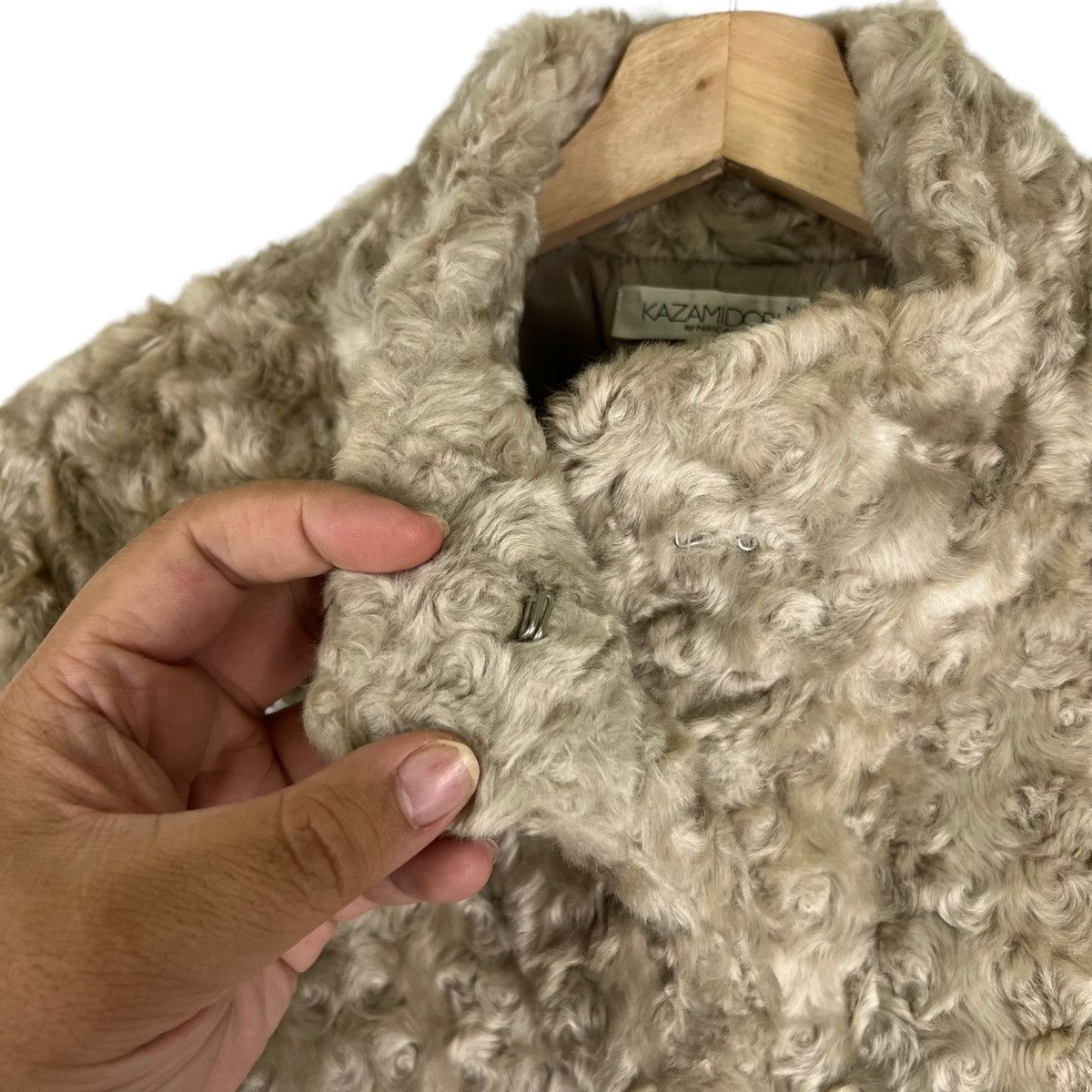 Japanese Brand RARE MINK FUR JACKET KAZAMIDORI BY NAIGAI ISSEY MIYAKE STYLE Size US M / EU 48-50 / 2 - 5 Thumbnail